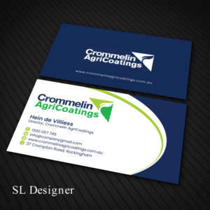 Business Card Design by SL Designer for Crommelin AgriCoatings | Design: #25004968