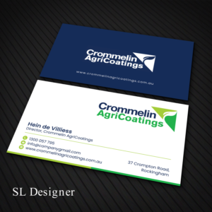 Business Card Design by SL Designer for Crommelin AgriCoatings | Design: #25004969