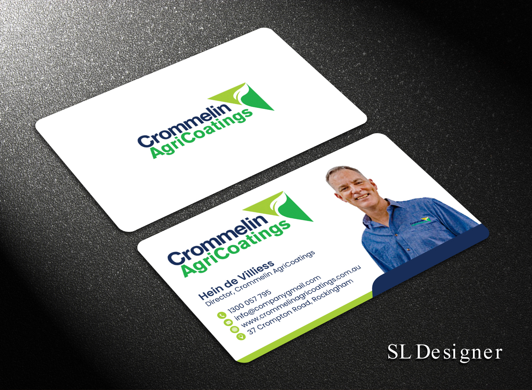 Business Card Design by SL Designer for Crommelin AgriCoatings | Design #25004975