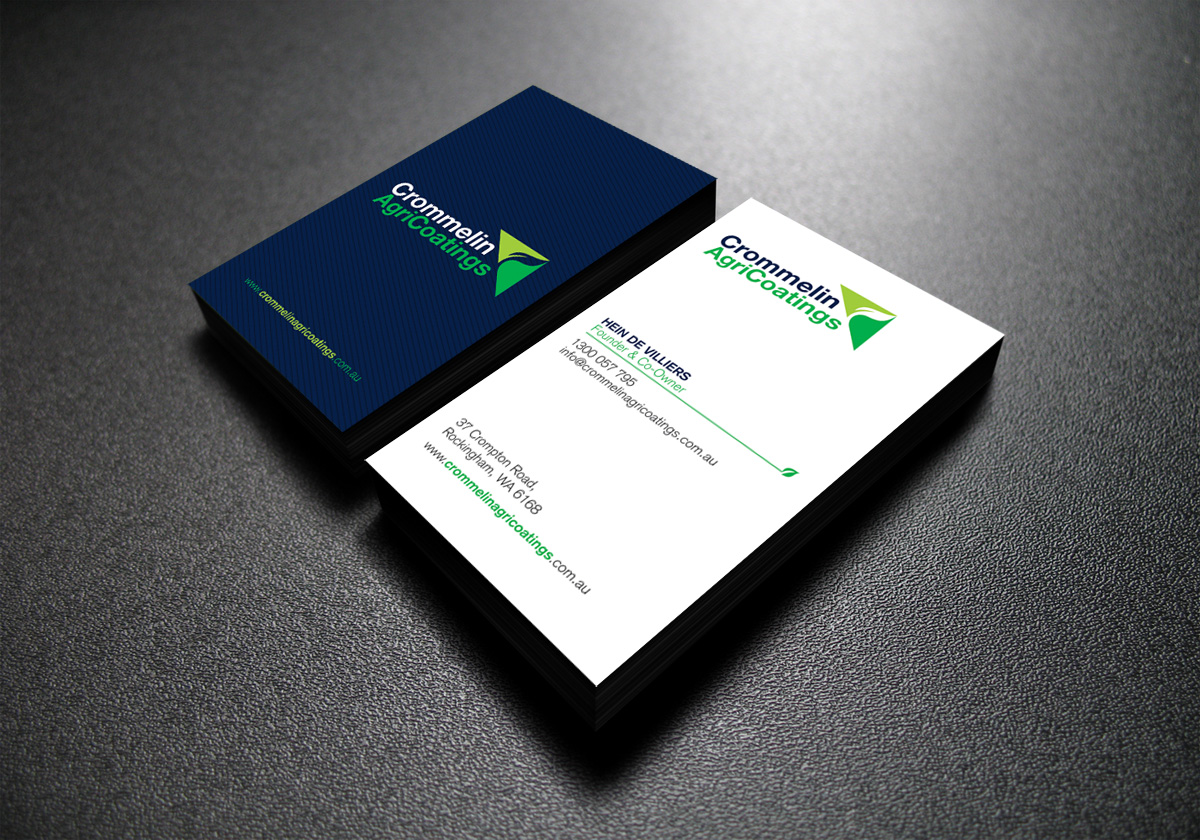 Business Card Design by alpesh9520 for Crommelin AgriCoatings | Design #25006124