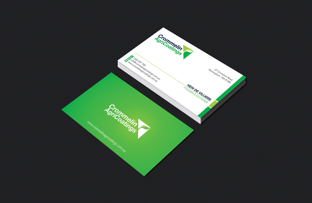 Business Card Design by alpesh9520 for Crommelin AgriCoatings | Design #25007155