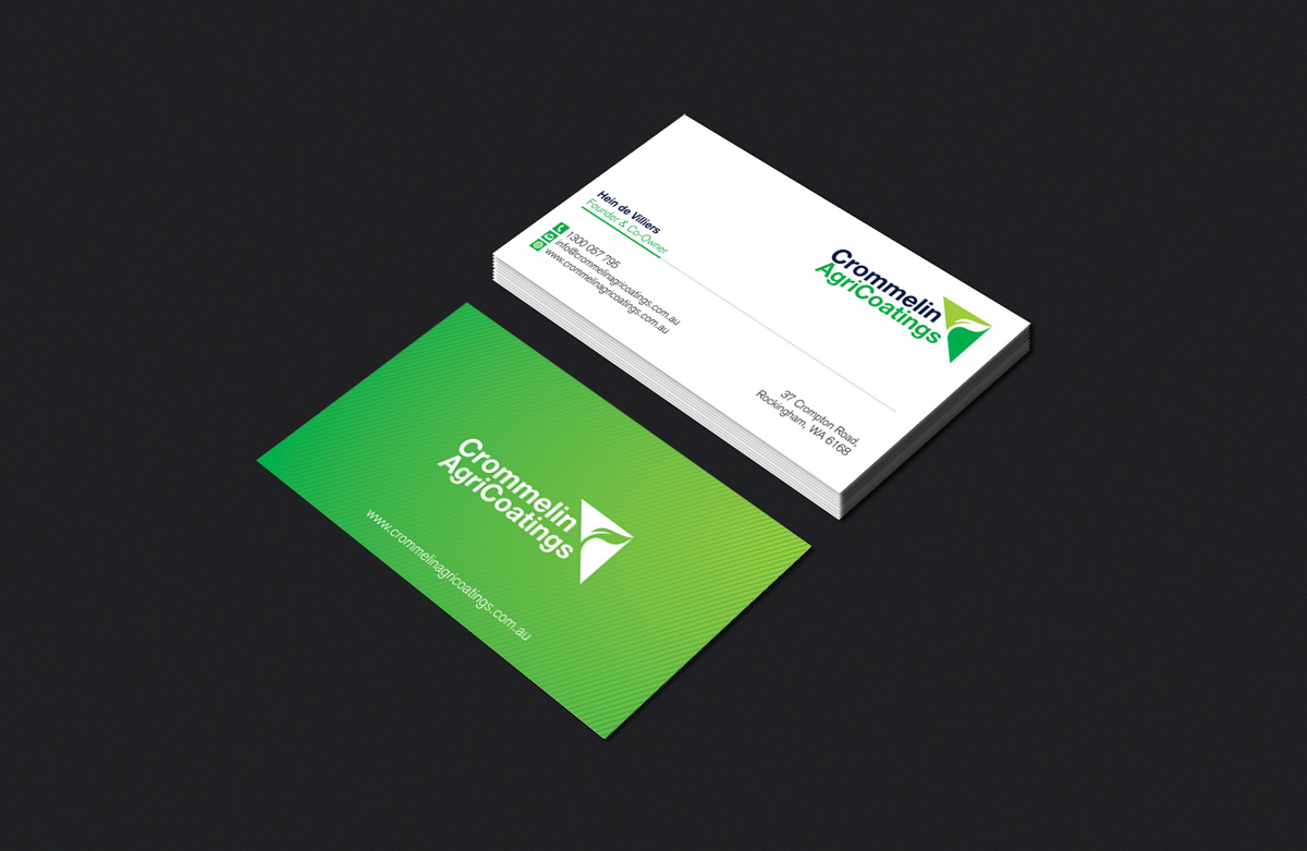 Business Card Design by alpesh9520 for Crommelin AgriCoatings | Design #25013979