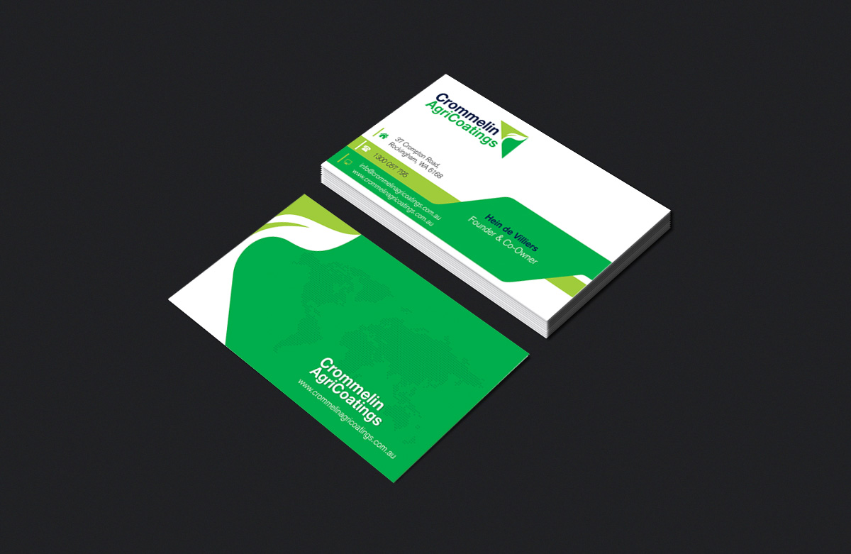 Business Card Design by alpesh9520 for Crommelin AgriCoatings | Design #25014683