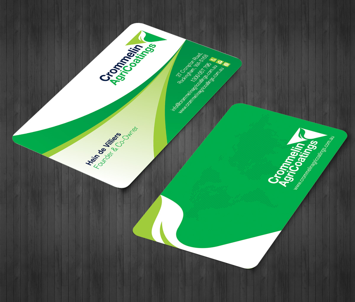 Business Card Design by alpesh9520 for Crommelin AgriCoatings | Design #25022618