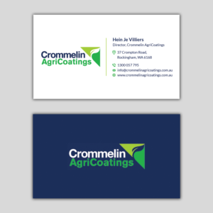 Business Card Design by T.R for Crommelin AgriCoatings | Design: #24996919