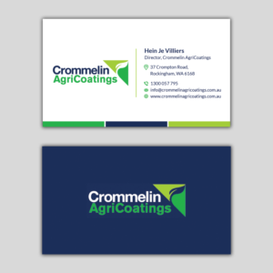 Business Card Design by T.R for Crommelin AgriCoatings | Design: #24996967