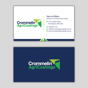 Business Card Design by T.R for Crommelin AgriCoatings | Design: #24997024