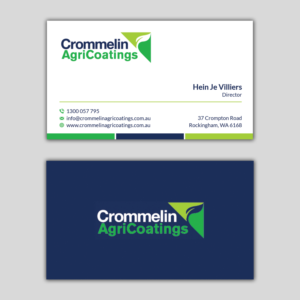 Business Card Design by T.R for Crommelin AgriCoatings | Design: #24997128
