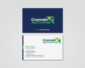 Business Card Design by MDesign for Crommelin AgriCoatings | Design: #24993897
