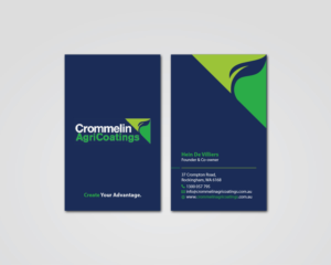Business Card Design by MDesign for Crommelin AgriCoatings | Design: #24993900