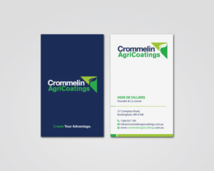 Business Card Design by MDesign for Crommelin AgriCoatings | Design: #25002120