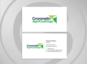 Business Card Design by Srabon55014 for Crommelin AgriCoatings | Design: #24994742