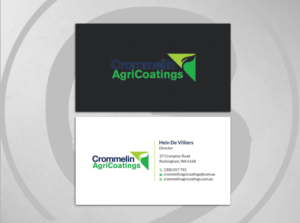 Business Card Design by Srabon55014 for Crommelin AgriCoatings | Design: #24994754
