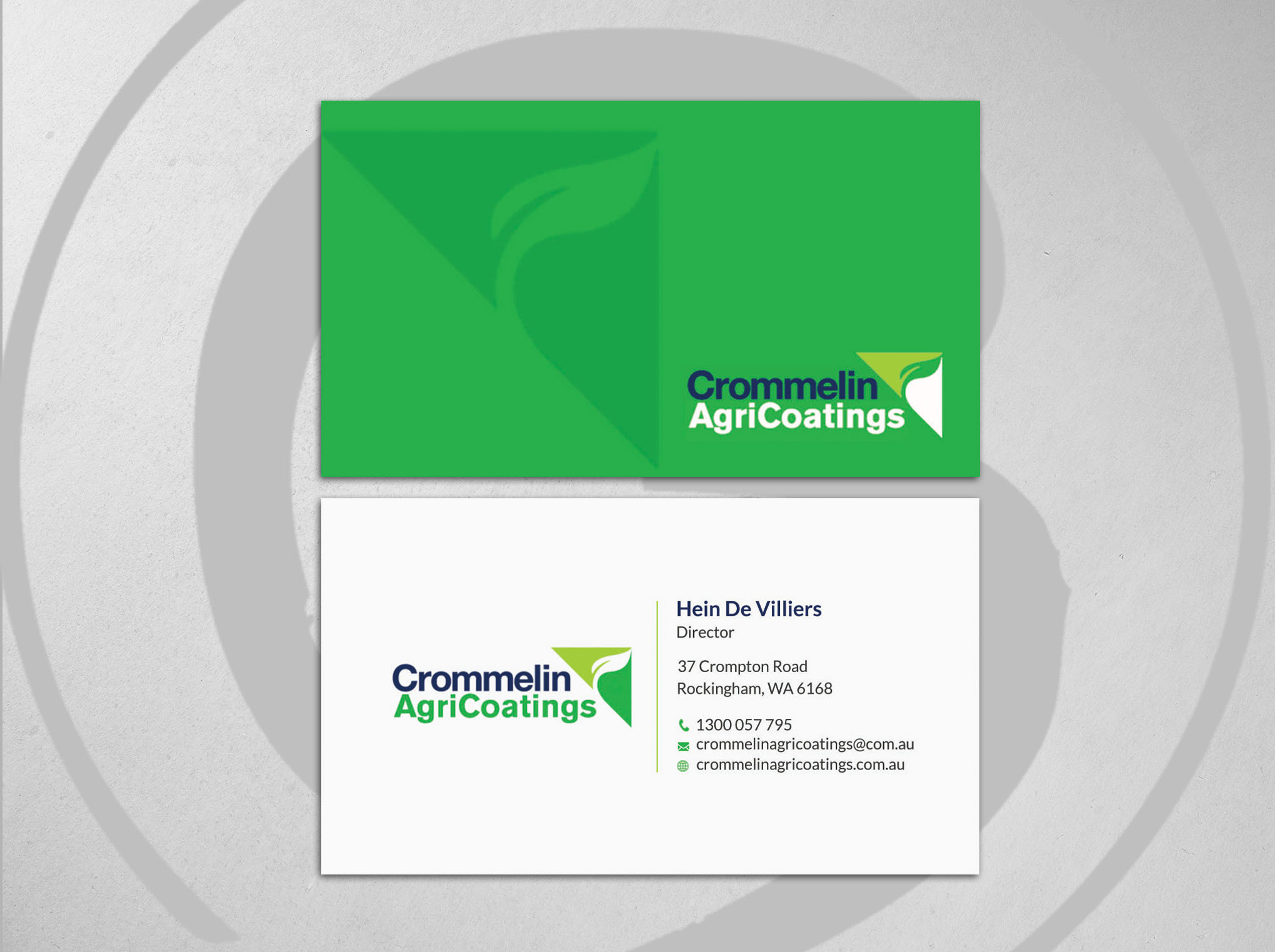 Business Card Design by Srabon55014 for Crommelin AgriCoatings | Design #24995060