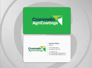 Business Card Design by Srabon55014 for Crommelin AgriCoatings | Design: #24995072