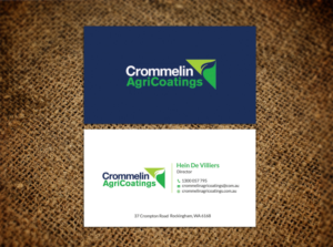 Business Card Design by Srabon55014 for Crommelin AgriCoatings | Design: #24999331