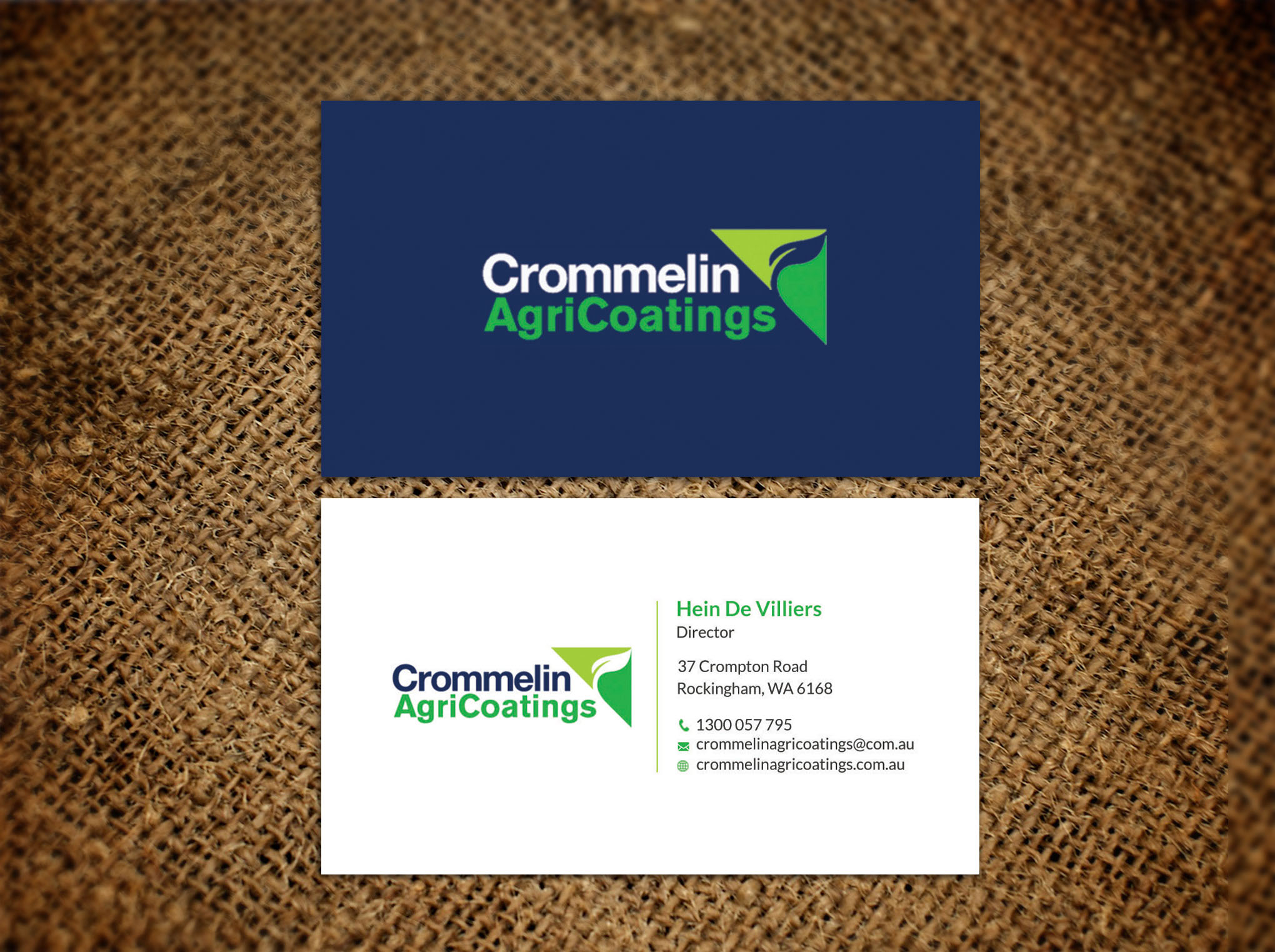 Business Card Design by Srabon55014 for Crommelin AgriCoatings | Design #24999338
