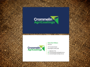 Business Card Design by Srabon55014 for Crommelin AgriCoatings | Design: #24999338