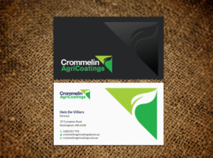 Business Card Design by Srabon55014 for Crommelin AgriCoatings | Design #24999346