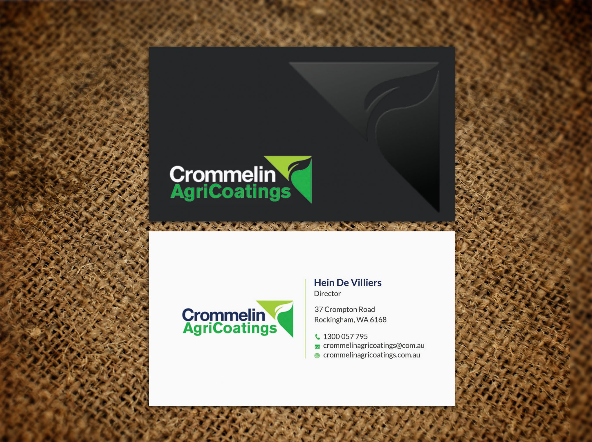 Business Card Design by Srabon55014 for Crommelin AgriCoatings | Design #24999363