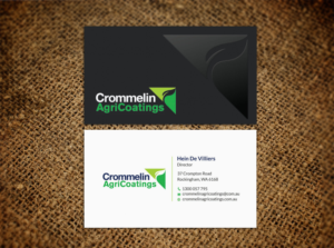 Business Card Design by Srabon55014 for Crommelin AgriCoatings | Design: #24999363