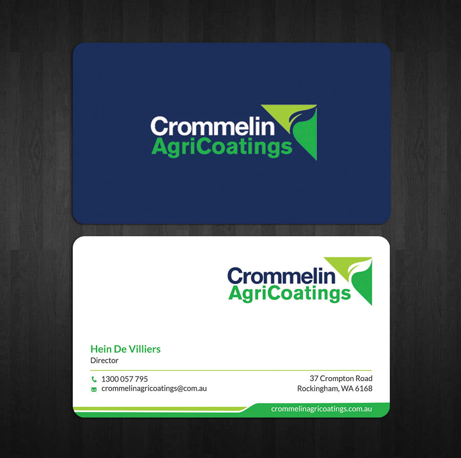 Business Card Design by Srabon55014 for Crommelin AgriCoatings | Design #25022319