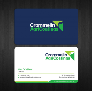 Business Card Design by Srabon55014 for Crommelin AgriCoatings | Design: #25022319