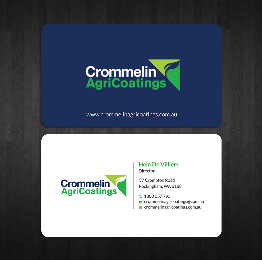 Business Card Design by Srabon55014 for Crommelin AgriCoatings | Design #25022324
