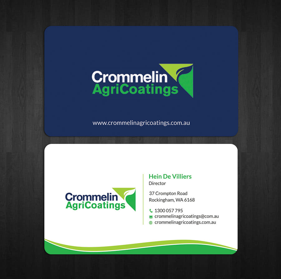 Business Card Design by Srabon55014 for Crommelin AgriCoatings | Design #25022329