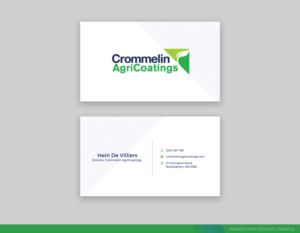 Business Card Design by LahiruT10 for Crommelin AgriCoatings | Design #25011843