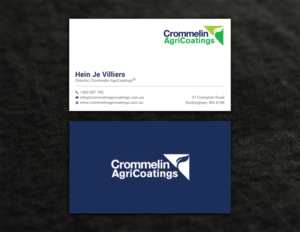Business Card Design by CilioLab for Crommelin AgriCoatings | Design: #25017373