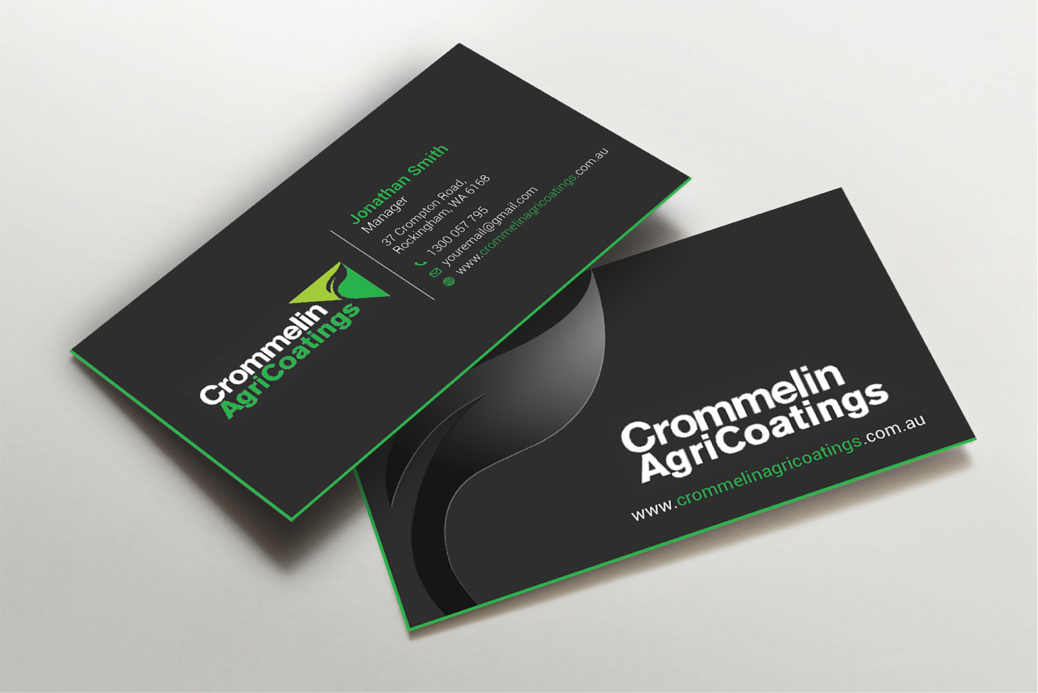 Business Card Design by Imagine design000 for Crommelin AgriCoatings | Design #24994029