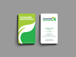 Business Card Design by Imagine design000 for Crommelin AgriCoatings | Design: #24996197