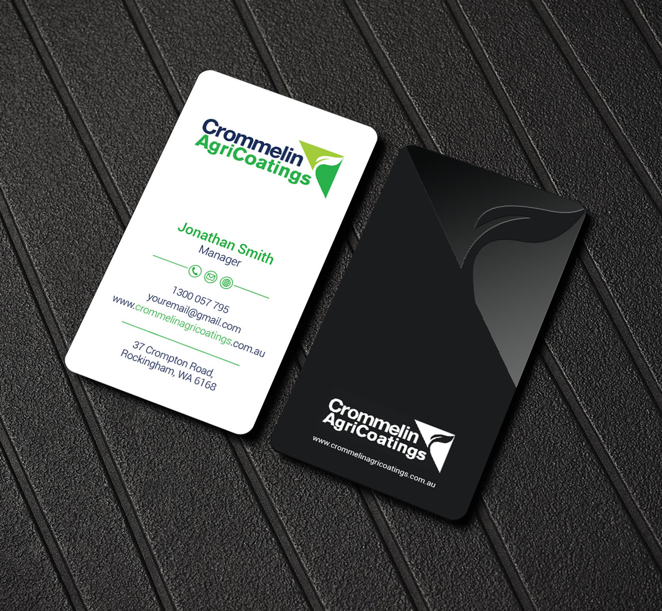 Business Card Design by Imagine design000 for Crommelin AgriCoatings | Design #25001752