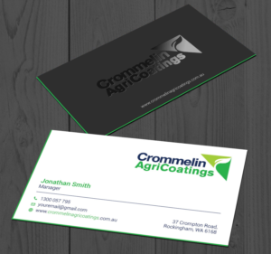 Business Card Design by Imagine design000 for Crommelin AgriCoatings | Design: #25001789