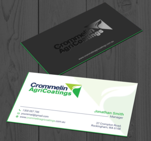 Business Card Design by Imagine design000 for Crommelin AgriCoatings | Design: #25001791