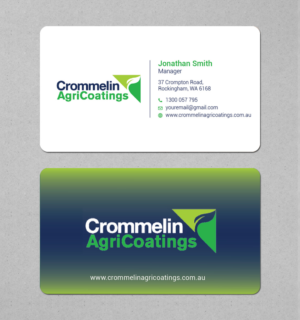 Business Card Design by Imagine design000 for Crommelin AgriCoatings | Design: #25009451