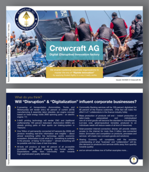 Flyer-Design von Titan Solbiz für Crewcrafter GmbH | Design: #24991620