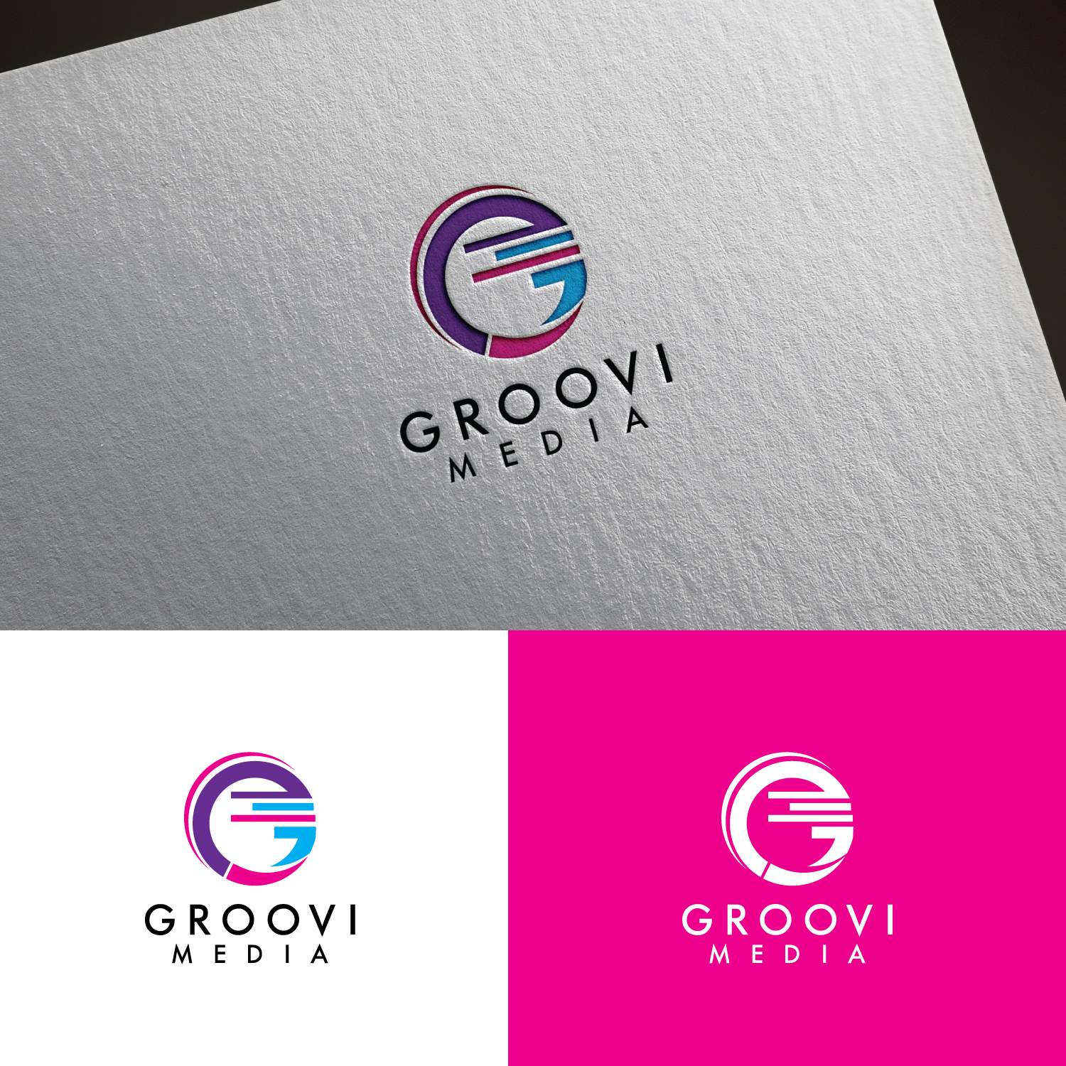 Logo Design by sankar999 for Groovi Media | Design #25047028