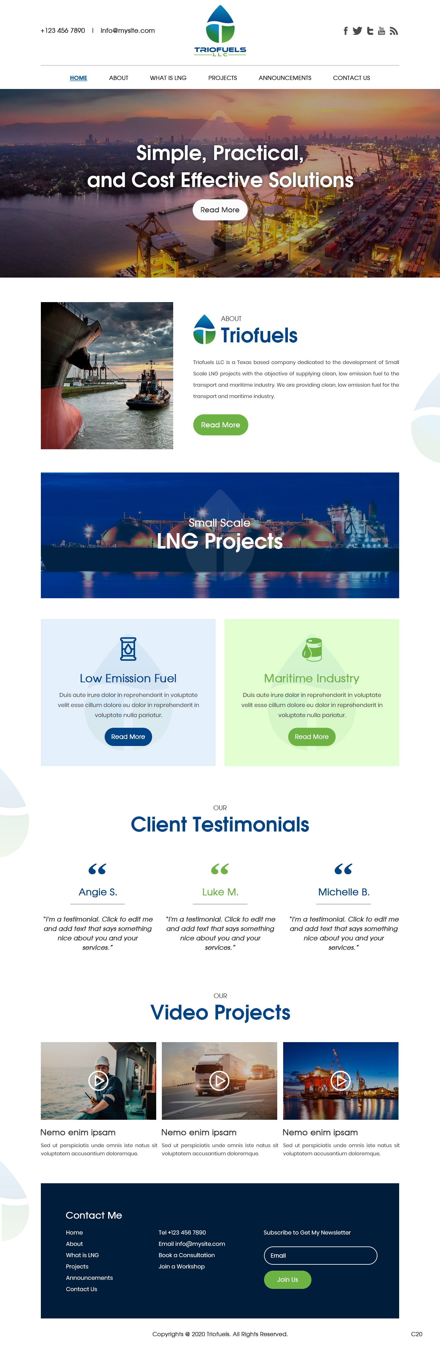 Web-Design von pb für TrioFuels LLC | Design #24999590