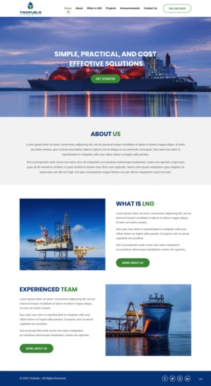 Web Design par pb pour TrioFuels LLC | Design : #24999595