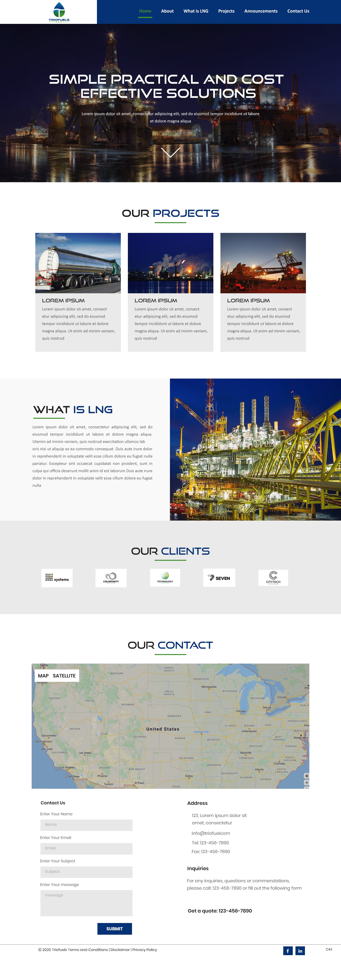 Web Design par pb pour TrioFuels LLC | Design #24999596