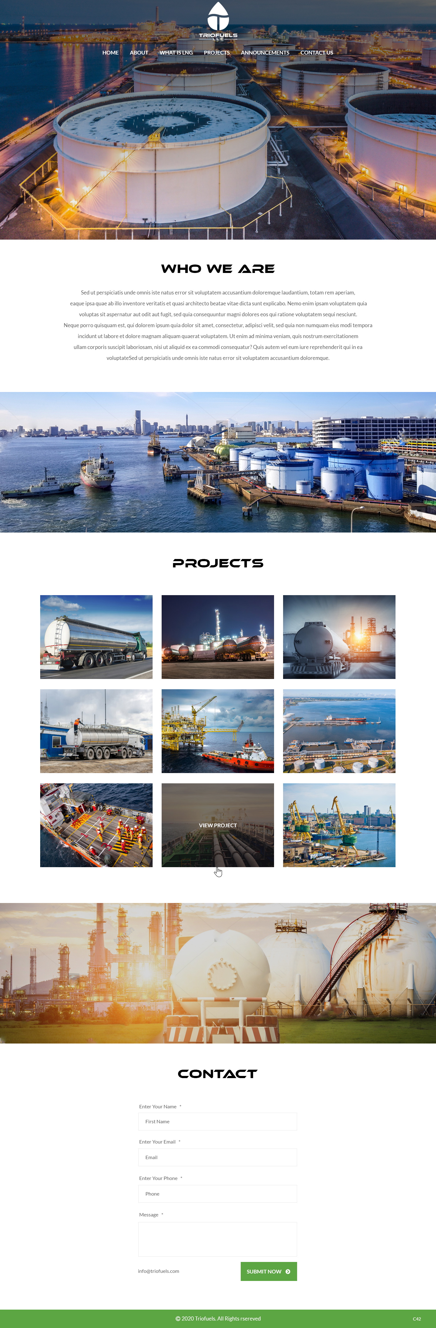 Diseño Web por pb para TrioFuels LLC | Diseño #24999598