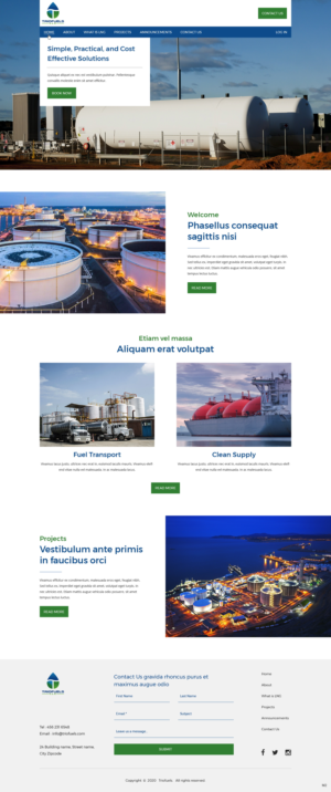 Web Design par pb pour TrioFuels LLC | Design : #24999605
