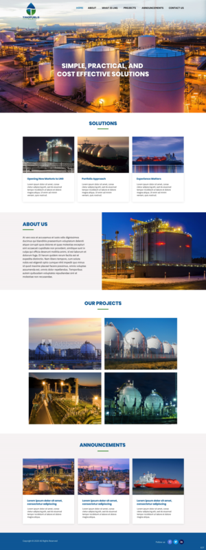 Web Design par pb pour TrioFuels LLC | Design : #24999615