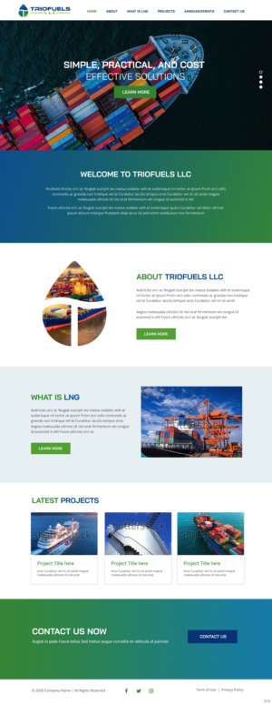 Web Design par pb pour TrioFuels LLC | Design : #25023434