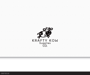 Krafty Kow Supplies Co. | Diseño de Logo por AD-X