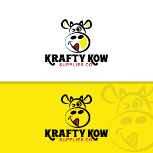 Krafty Kow Supplies Co. | Logo Design by Graphic Bricks