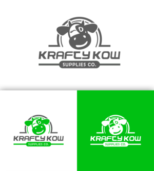 Krafty Kow Supplies Co. | Logo Design by dk_Grafika