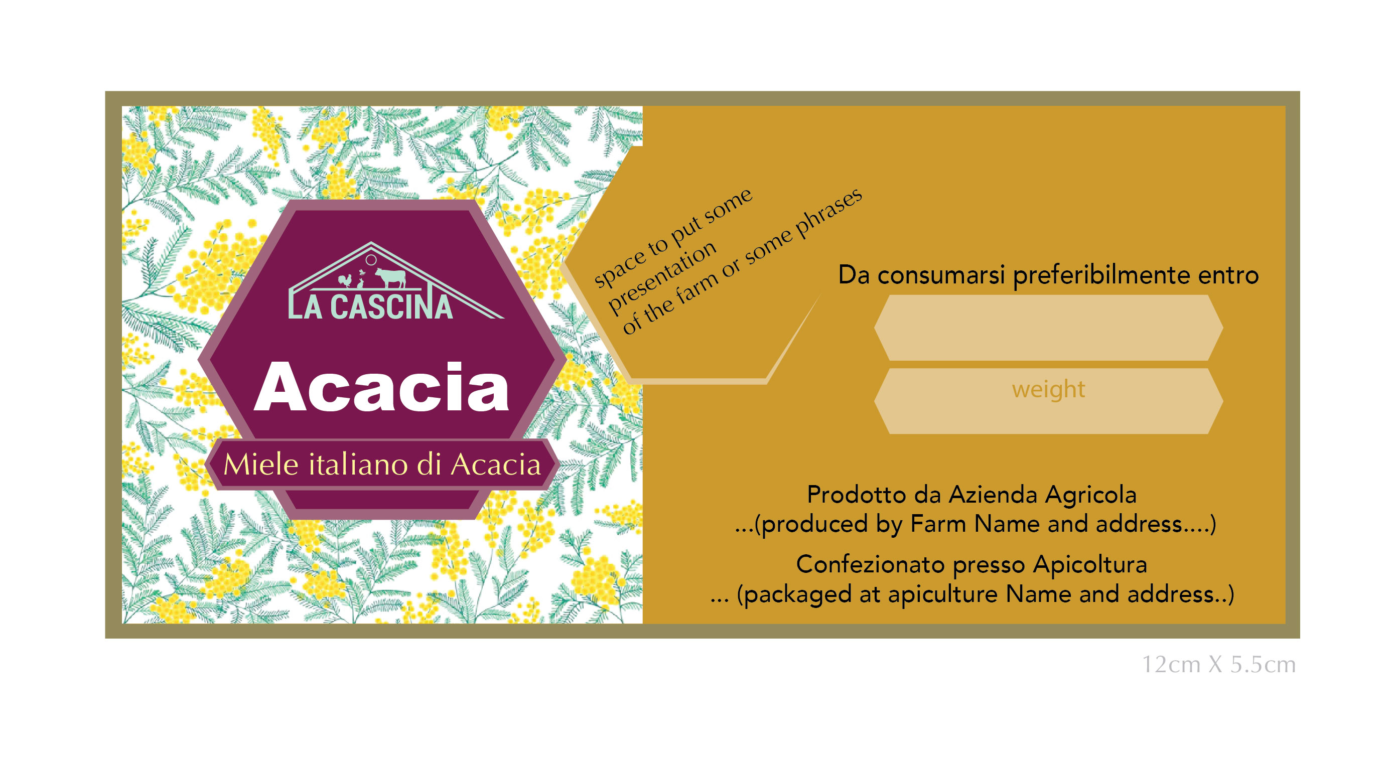 Design Étiquette par Sujon pour Azienda Agricola La Cascina Società Semplice di Pietrobon S. e Ferraro G. | Design #25062079